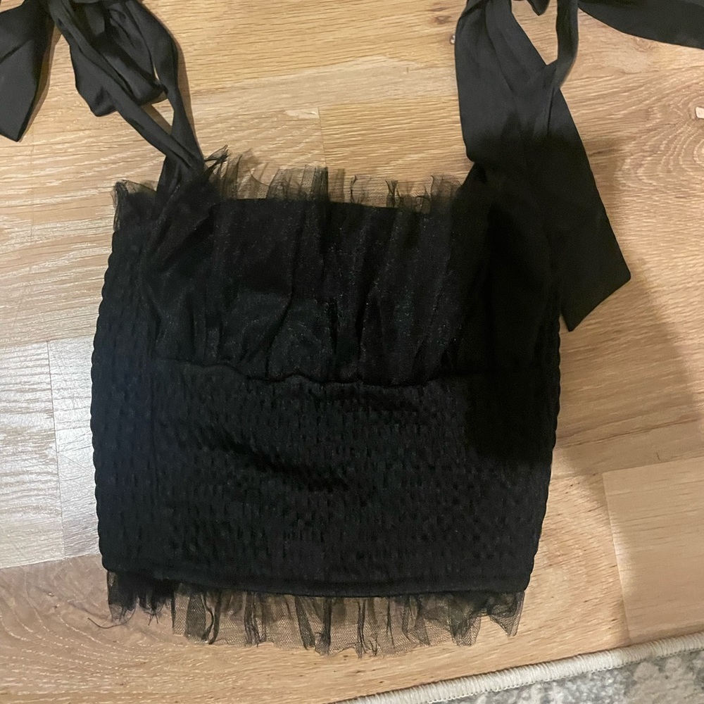 Tulle and Satin Top